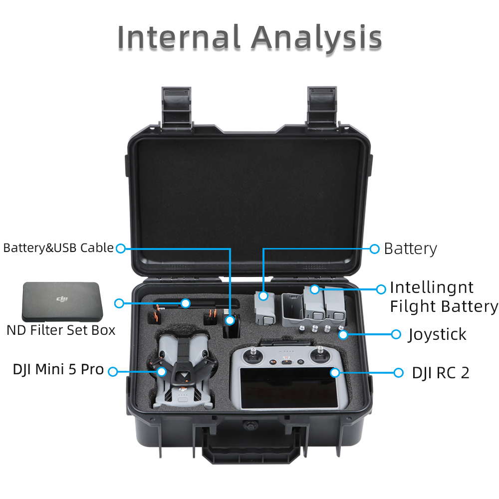 حافظة لهاتف DJI Mini 5 Pro حاف - مراجعة Drone Carrying Case وسعره