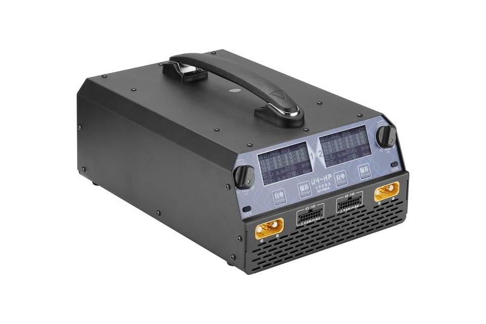 شاحن/مفرغ ذكي ثنائي القناة EV- - مراجعة Drone Battery Charger وسعره