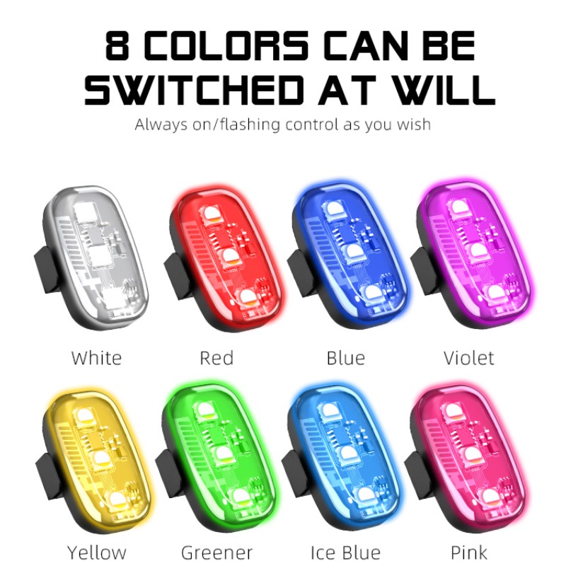أضواء LED وامضة RGB للدراجات ا - مراجعة Drone Strobe Light وسعره